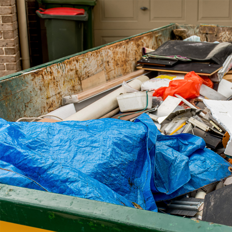 residential garbage dumpster