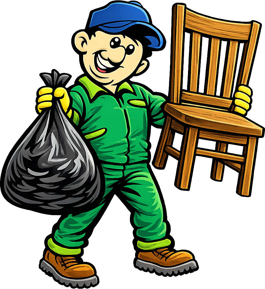 residential garbage pickup man