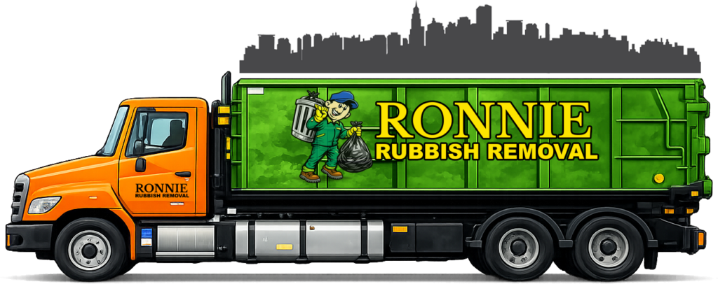 ronnie rubbish removal garbage dumpster truck